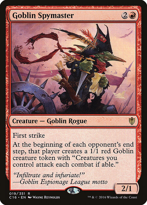 Espião-mestre Goblin — Commander 2016 19