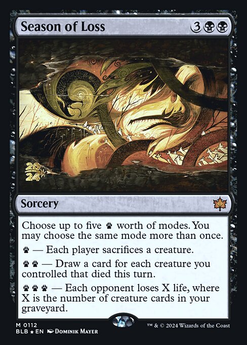 Season of Loss — Bloomburrow Promos 112s