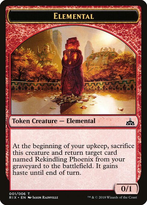 Elemental — Rivals of Ixalan Tokens 1