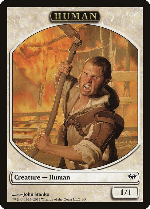 Human — Dark Ascension Tokens 1