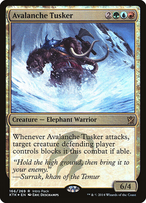 Dentudo da Avalanche — Khans of Tarkir Promos 166