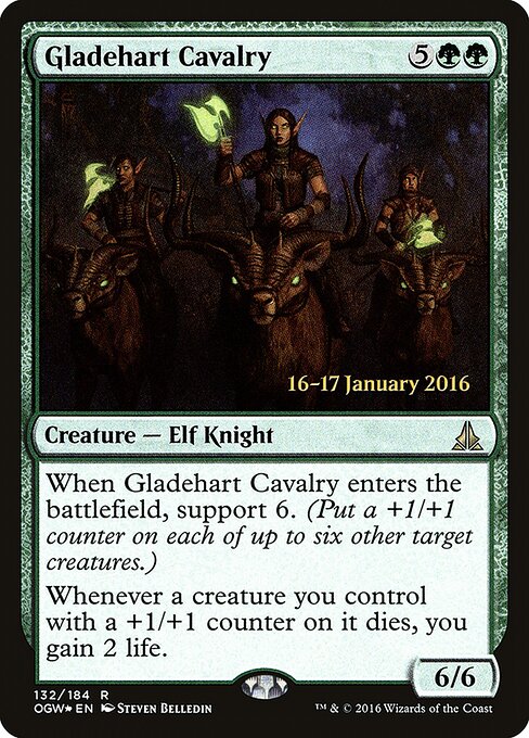 Cavalaria de Cervos-de-clareira — Oath of the Gatewatch Promos 132s
