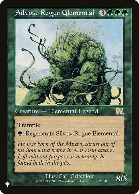 Silvos, Elemental Desgarrado — The List ONS-282