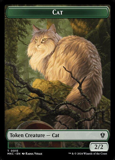 Cat — Murders at Karlov Manor Commander Tokens 15