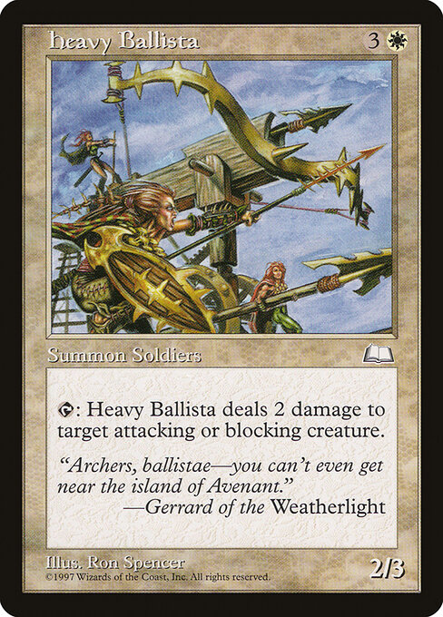 Balista Pesada — Weatherlight 17