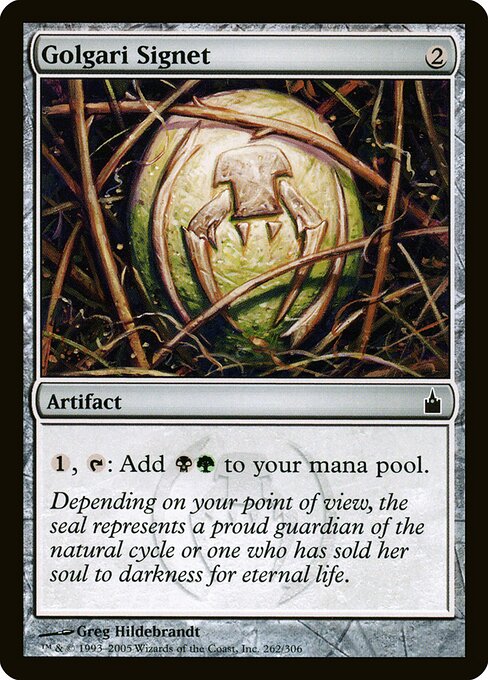 Sinete Golgari — Ravnica: City of Guilds 262
