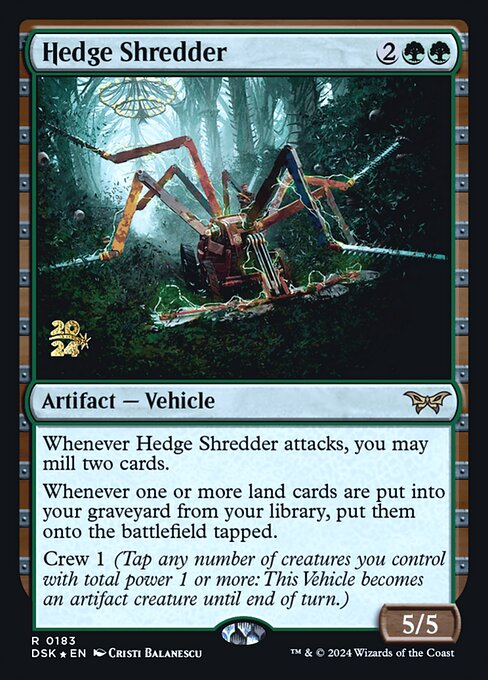 Hedge Shredder — Duskmourn: House of Horror Promos 183s