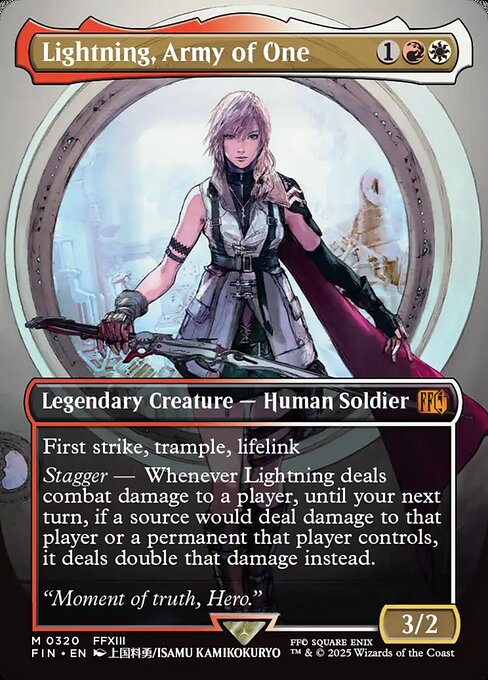 Lightning, Army of One — Final Fantasy 320