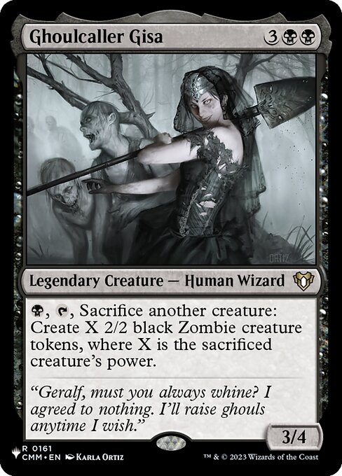 Gisa, Invocadora de Carniçais — The List CMM-161