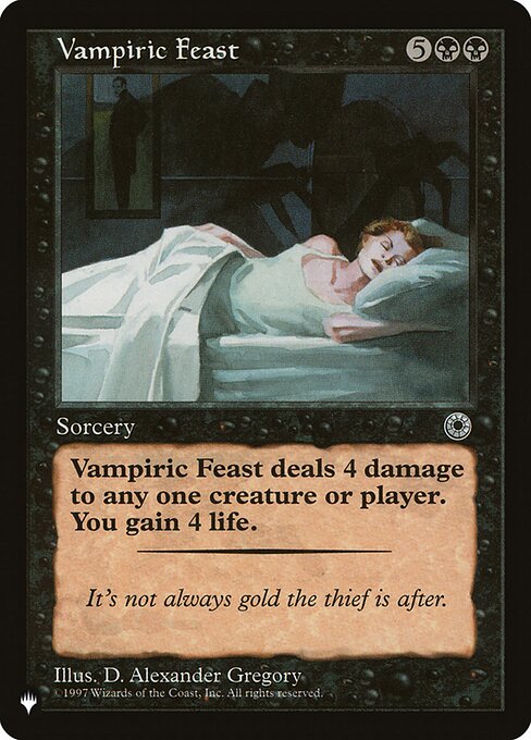 Vampiric Feast — The List POR-114
