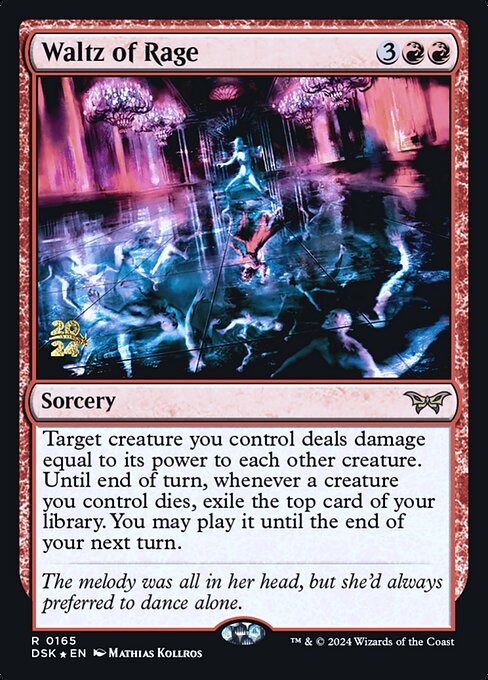 Waltz of Rage — Duskmourn: House of Horror Promos 165s