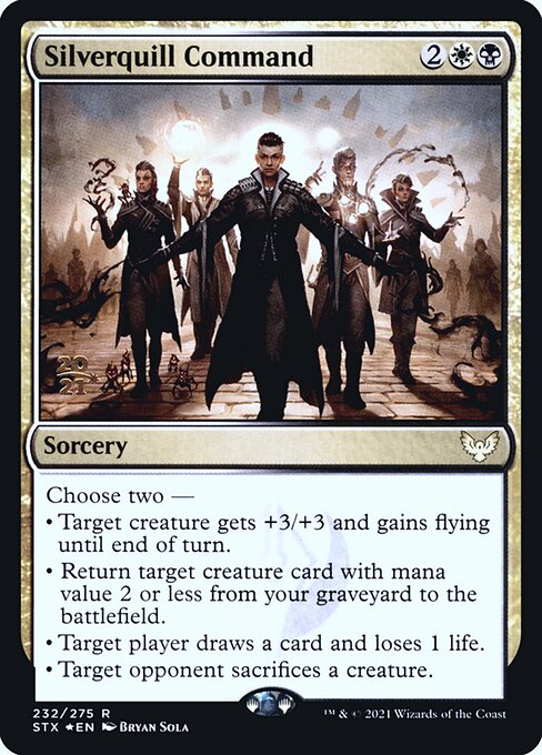 Comando de Platinopena — Strixhaven: School of Mages Promos 232s