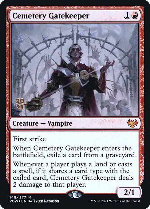 Porteiro do Sepulcrário — Innistrad: Crimson Vow Promos 148s