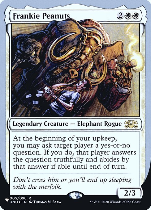 Frankie Peanuts — The List (Unfinity Foil Edition) 4