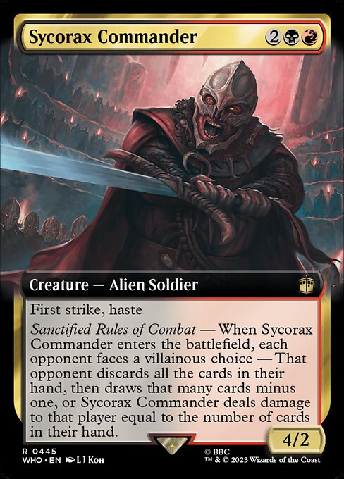 Sycorax Commander — Doctor Who 445