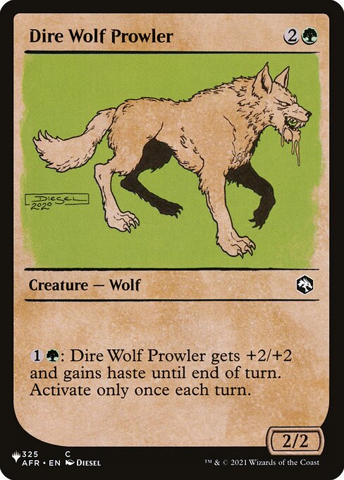 Espreitador Lobo Atroz — The List AFR-325