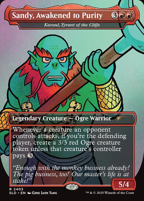 Kazuul, Tirano dos Penhascos — Secret Lair Drop 2403