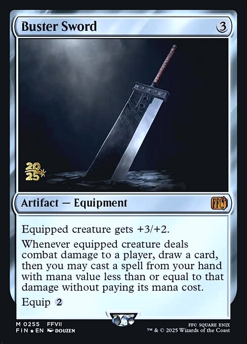Buster Sword — Final Fantasy Promos 255s