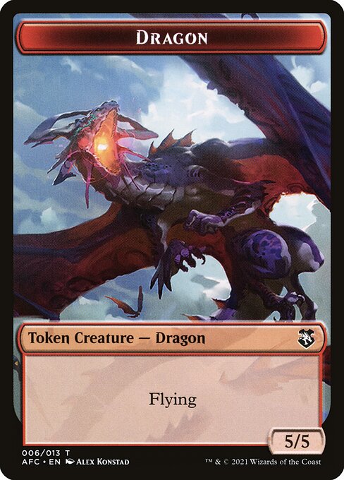 Dragon — Forgotten Realms Commander Tokens 6