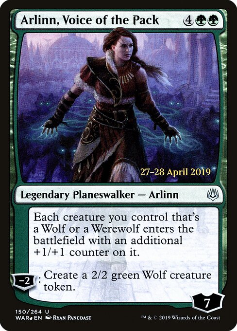 Arlinn, Voz da Alcateia — War of the Spark Promos 150s