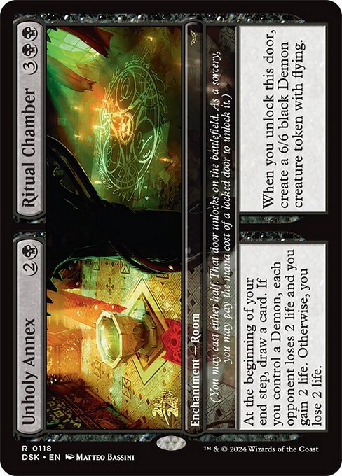 Unholy Annex // Ritual Chamber — Duskmourn: House of Horror Promos 118s