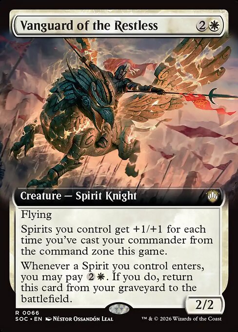 Vanguard of the Restless — Secrets of Strixhaven Commander 66
