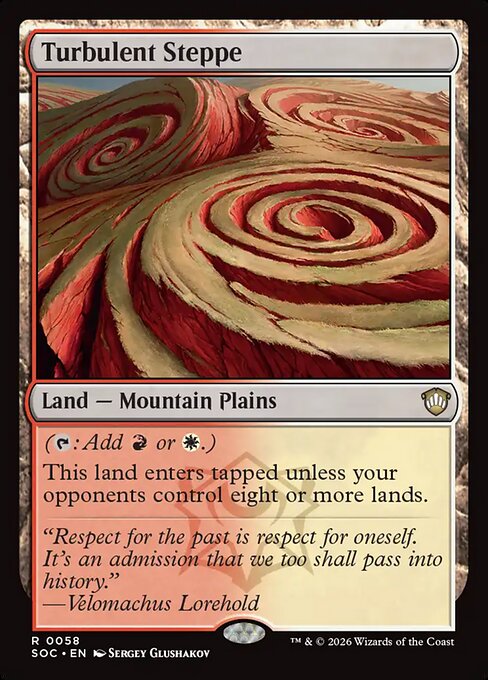 Turbulent Steppe — Secrets of Strixhaven Commander 58