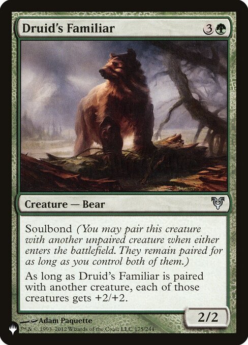 Familiar Druídico — The List AVR-175