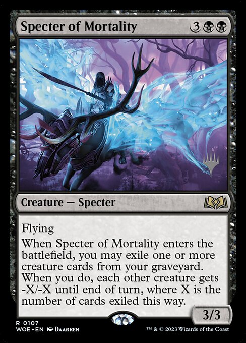 Espectro da Mortalidade — Wilds of Eldraine Promos 107p