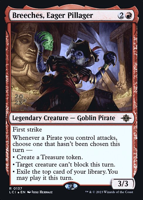 Bermuda, Saqueador Ávido — The Lost Caverns of Ixalan Promos 137s