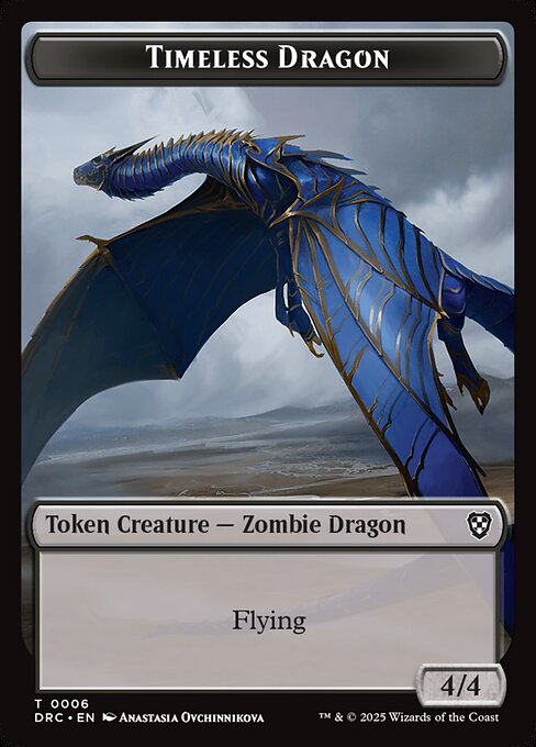 Timeless Dragon — Aetherdrift Commander Tokens 6