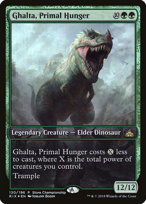Ghalta, Fome Primordial — Rivals of Ixalan Promos 130