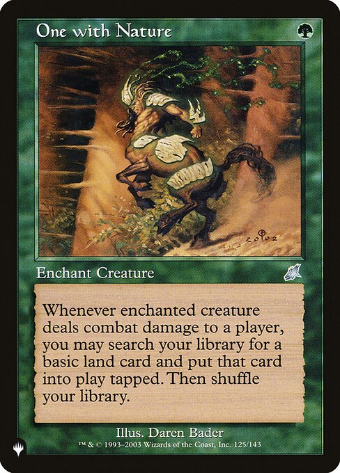 Um com a Natureza — The List SCG-125