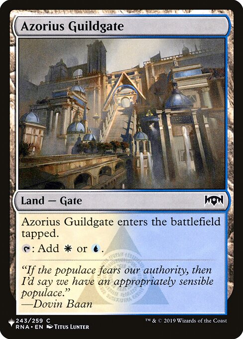 Portão da Guilda Azorius — The List RNA-243