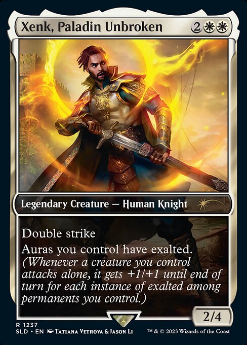 Xenk, Paladin Unbroken — Secret Lair Drop 1237