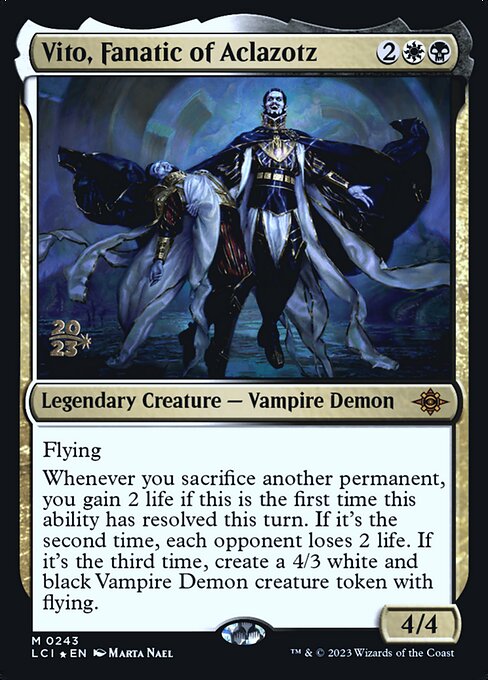 Vito, Fanático de Aclazotz — The Lost Caverns of Ixalan Promos 243s