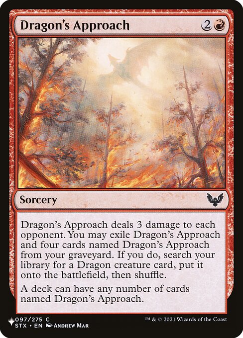 Aproximação do Dragão — The List STX-97