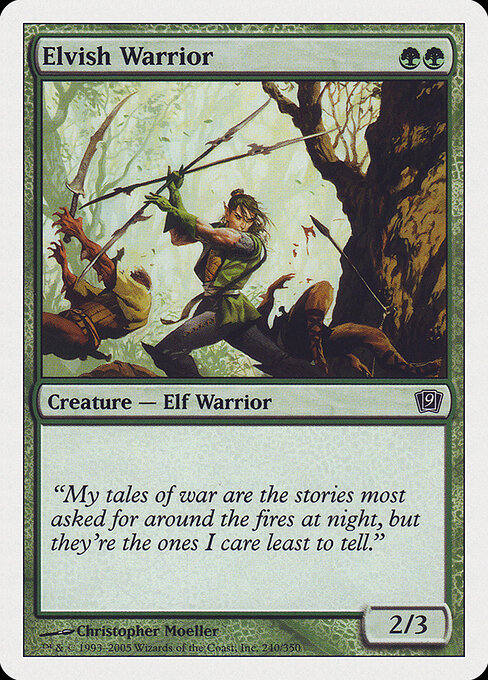 Guerreiro Élfico — Ninth Edition 240