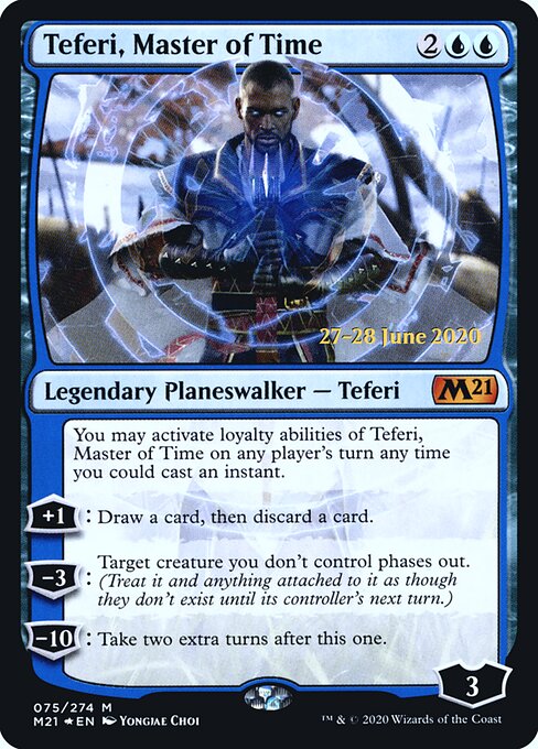 Teferi, Mestre do Tempo — Core Set 2021 Promos 75s