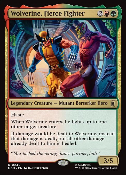Wolverine, Fierce Fighter — Marvel Super Heroes 240