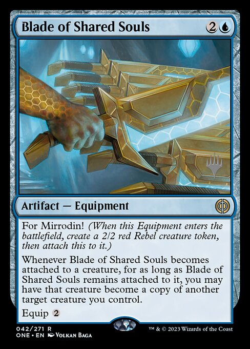 Lâmina das Almas Compartilhadas — Phyrexia: All Will Be One Promos 42p