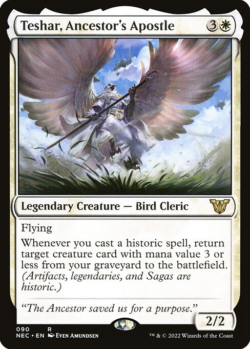 Teshar, Apóstolo da Ancestral — Neon Dynasty Commander 90