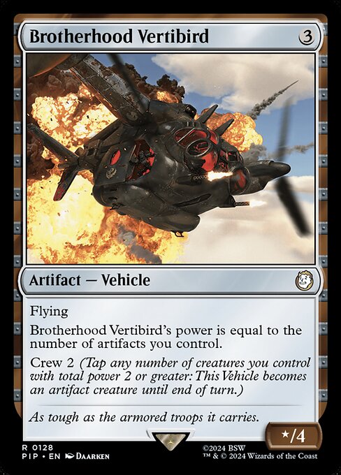 Brotherhood Vertibird — Fallout 128