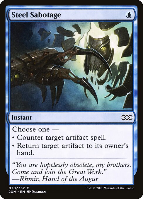 Sabotagem de Aço — Double Masters 70
