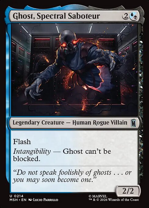 Ghost, Spectral Saboteur — Marvel Super Heroes 214