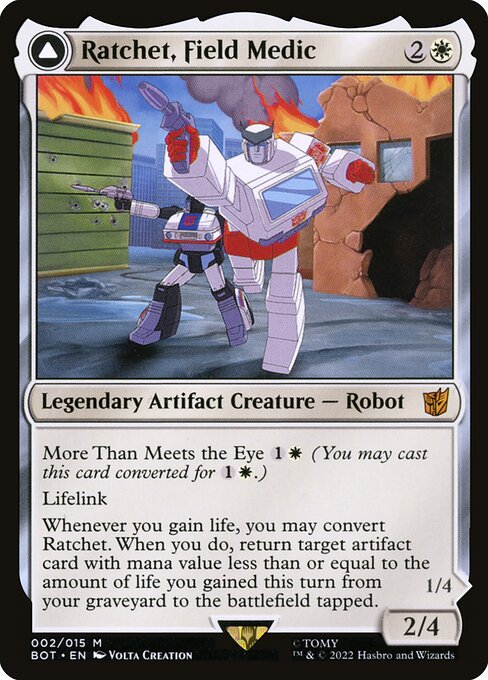 Ratchet, Field Medic — Transformers 2