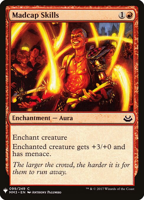 Habilidades do Inconsequente — The List MM3-99