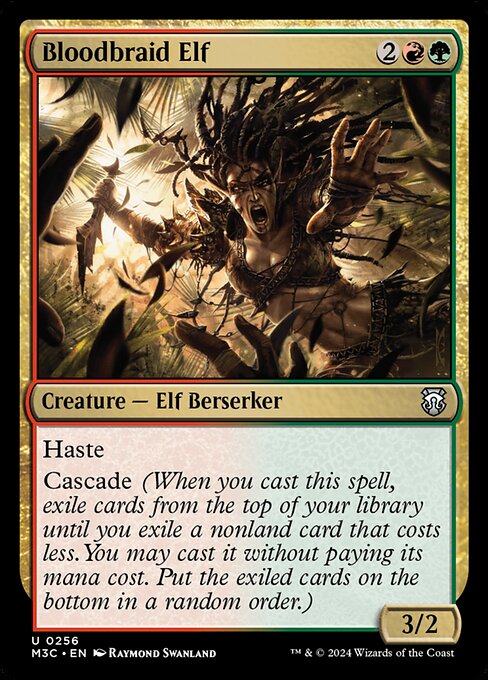 Elfa Tranças-de-sangue — Modern Horizons 3 Commander 256
