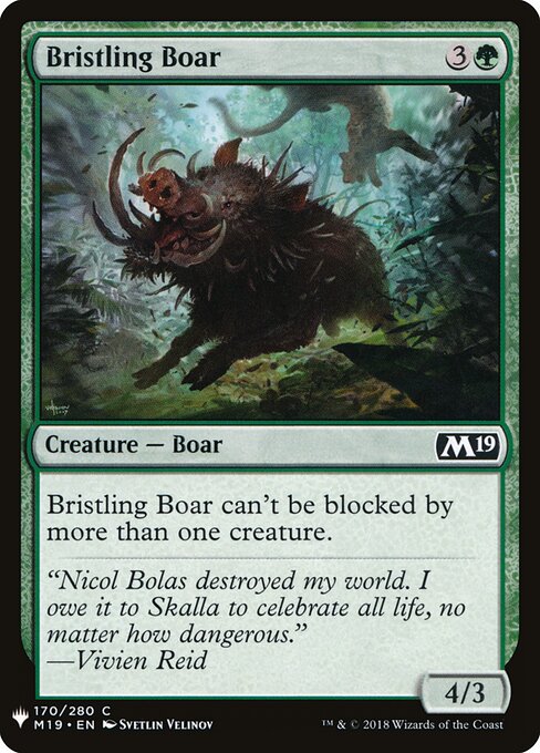 Javali Eriçado — The List M19-170