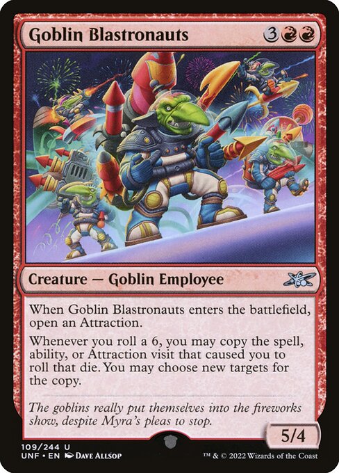 Goblin Blastronauts — Unfinity 109